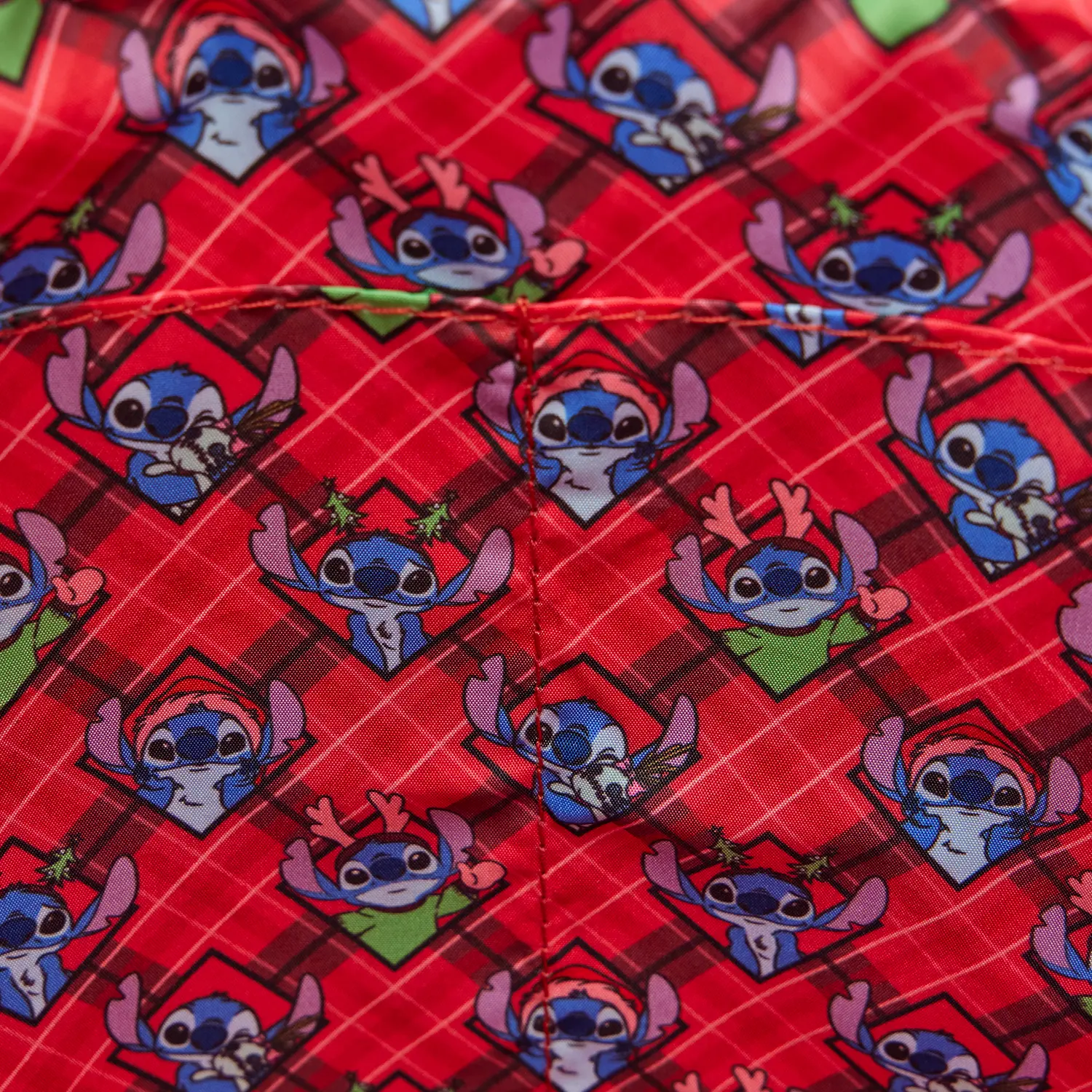 Lilo & Stitch Holiday Tote Pin Trader Crossbody Bag - Image 5