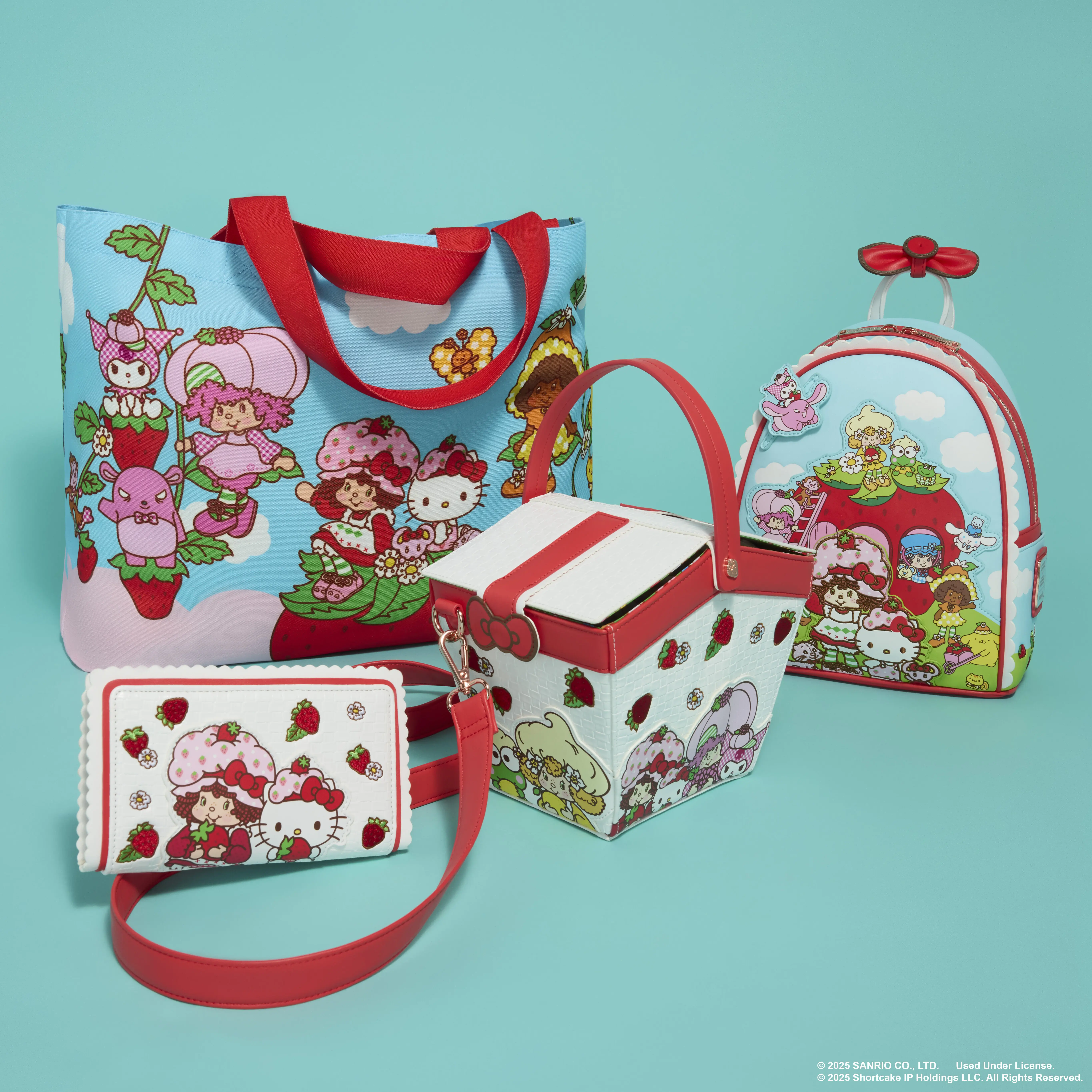Sanrio Hello Kitty & Friends x Strawberry Shortcake Flap Wallet - Image 3